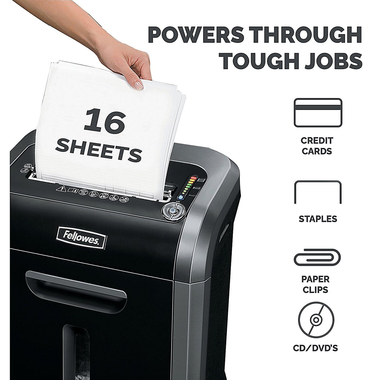 Fellowes Powershred 79Ci P-4 Cross Cut Shredder, 23 Litres
