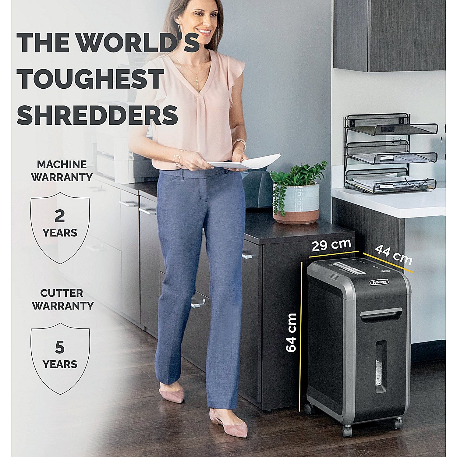 Fellowes Powershred 99Ci P-4 Cross Cut Shredder, 34 Litres