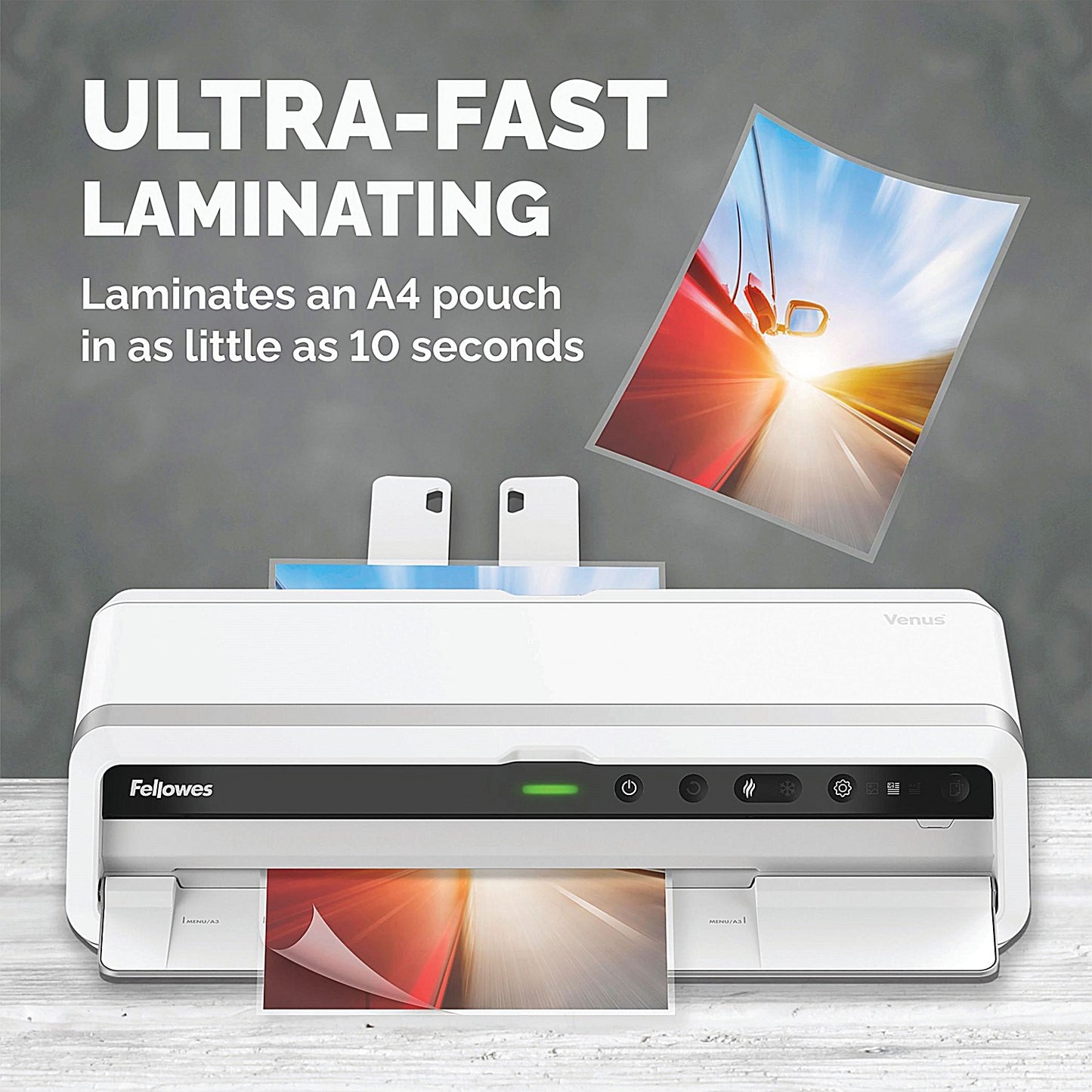 Fellowes Venus A3 Laminator 230V EU/UK Includes Bonus Pouch Pack