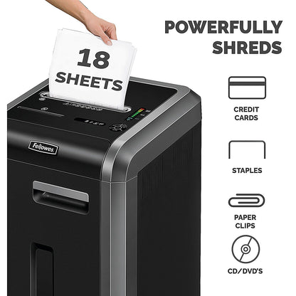 Fellowes 225mi P-5 Microshred Shredder, 60 Litres