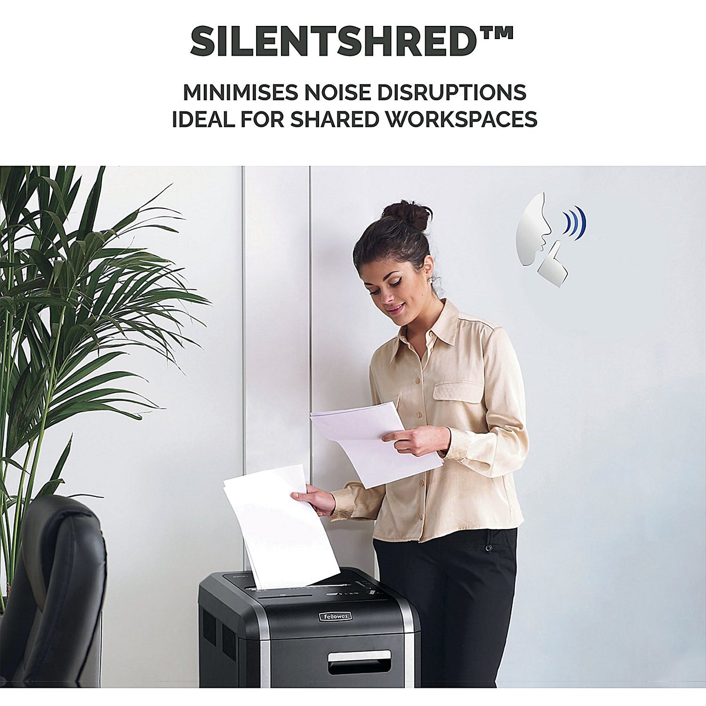 Fellowes Powershred 325Ci P-4 Cross Cut Shredder, 83 Litres