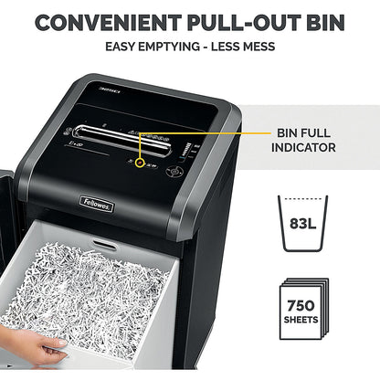 Fellowes Powershred 325Ci P-4 Cross Cut Shredder, 83 Litres