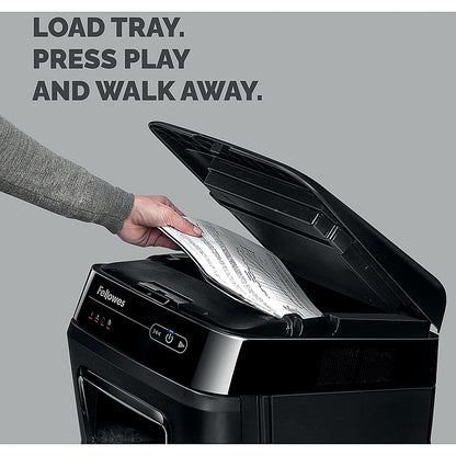Fellowes Automax 150C P-4 Cross Square Cut Shredder, 32 Litres