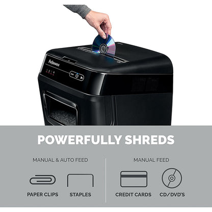 Fellowes Automax 150C P-4 Cross Square Cut Shredder, 32 Litres