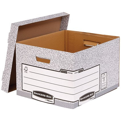 Bankers Box Heavy Duty Boxes, Large, Pack of 10