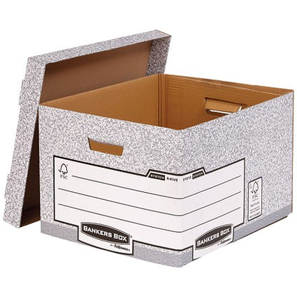 Bankers Box Heavy Duty Boxes, Large, Pack of 10