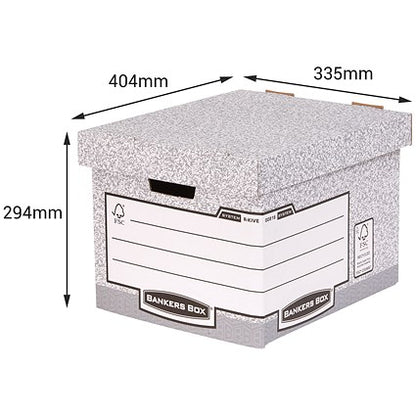Bankers Box Heavy Duty Boxes, Standard, Pack of 10