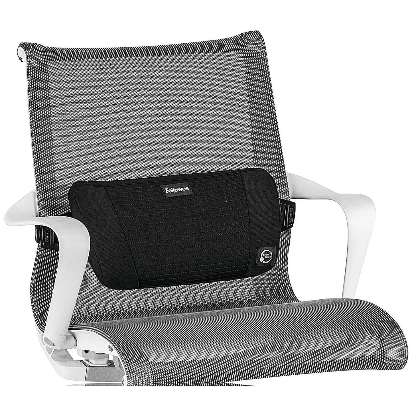 Fellowes PlushTouch Back Support Black Easy2Order : BB72232