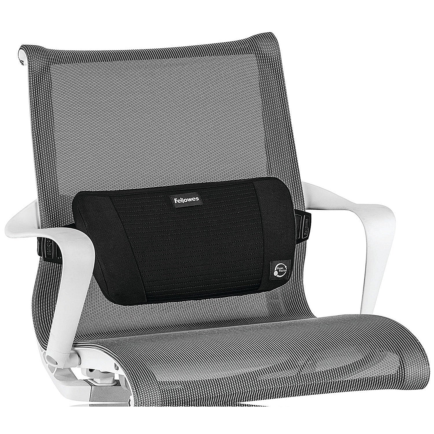 Fellowes PlushTouch Back Support Black Easy2Order : BB72232