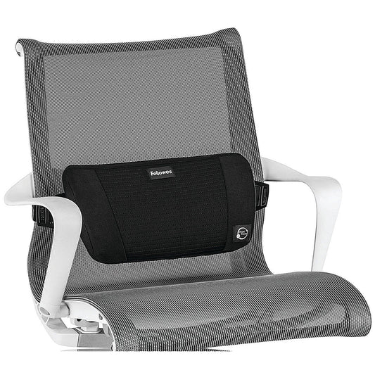 Fellowes PlushTouch Back Support Black Easy2Order : BB72232