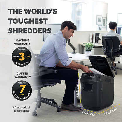 Fellowes AutoMax 200M Shredder Micro Cut 32 Litres P-5