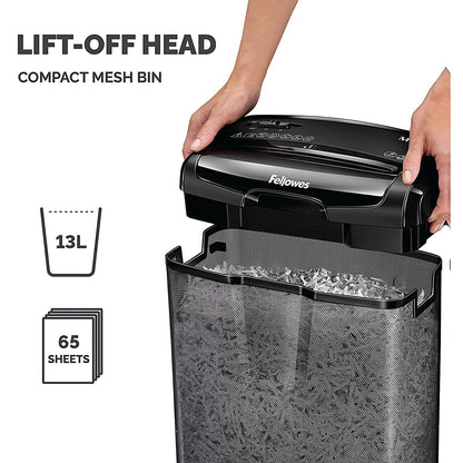 Fellowes Poweshred M-7CM P-4 Cross Cut Shredder, 13 Litres