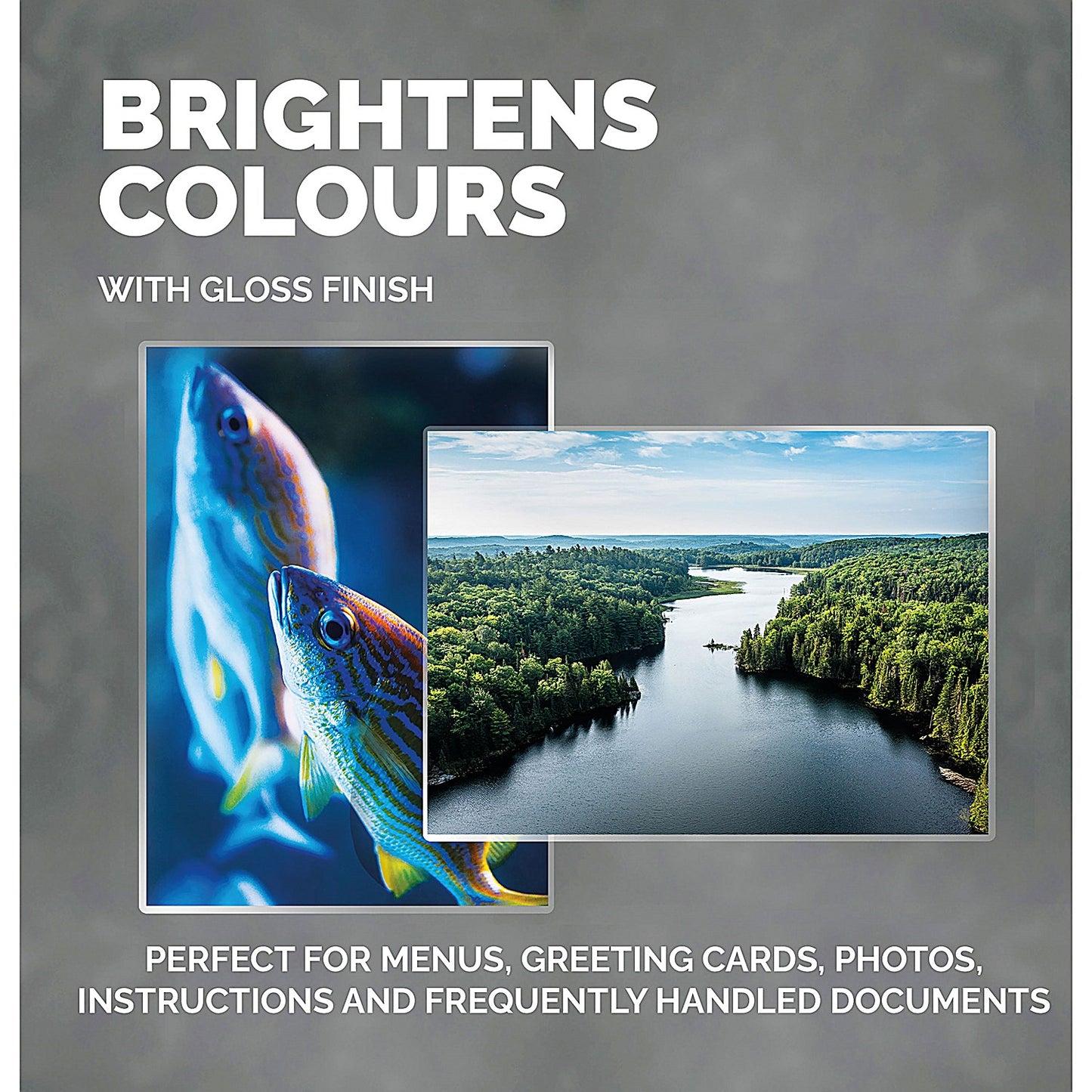 Fellowes Admire EasyFold A4 Laminating Pouches, 160 Microns, Glossy, Pack of 25