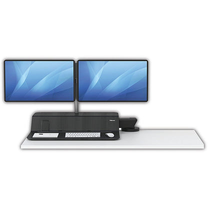 Fellowes Lotus RT Sit/Stand Workstation Dual Screen Black