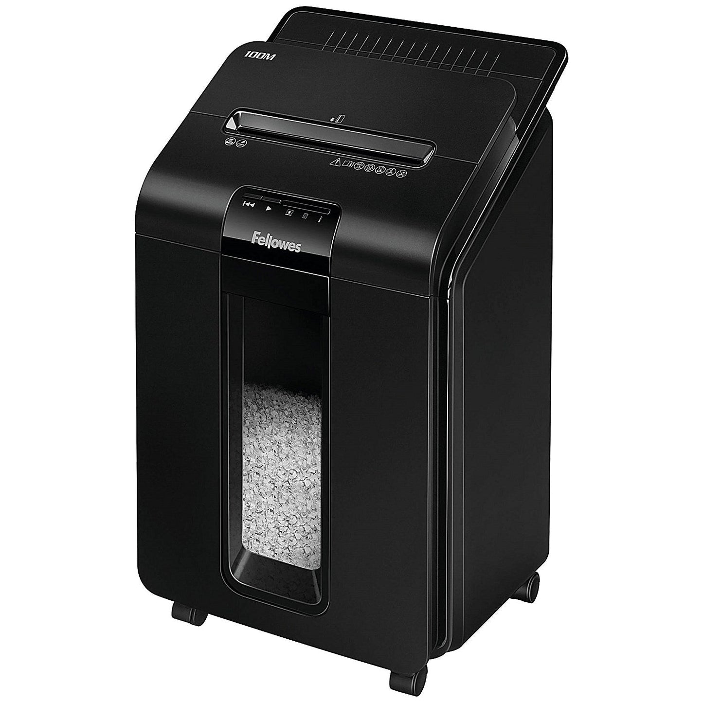 Fellowes AutoMax 100M P-4 Mini-Cut Shredder, 23 Litres