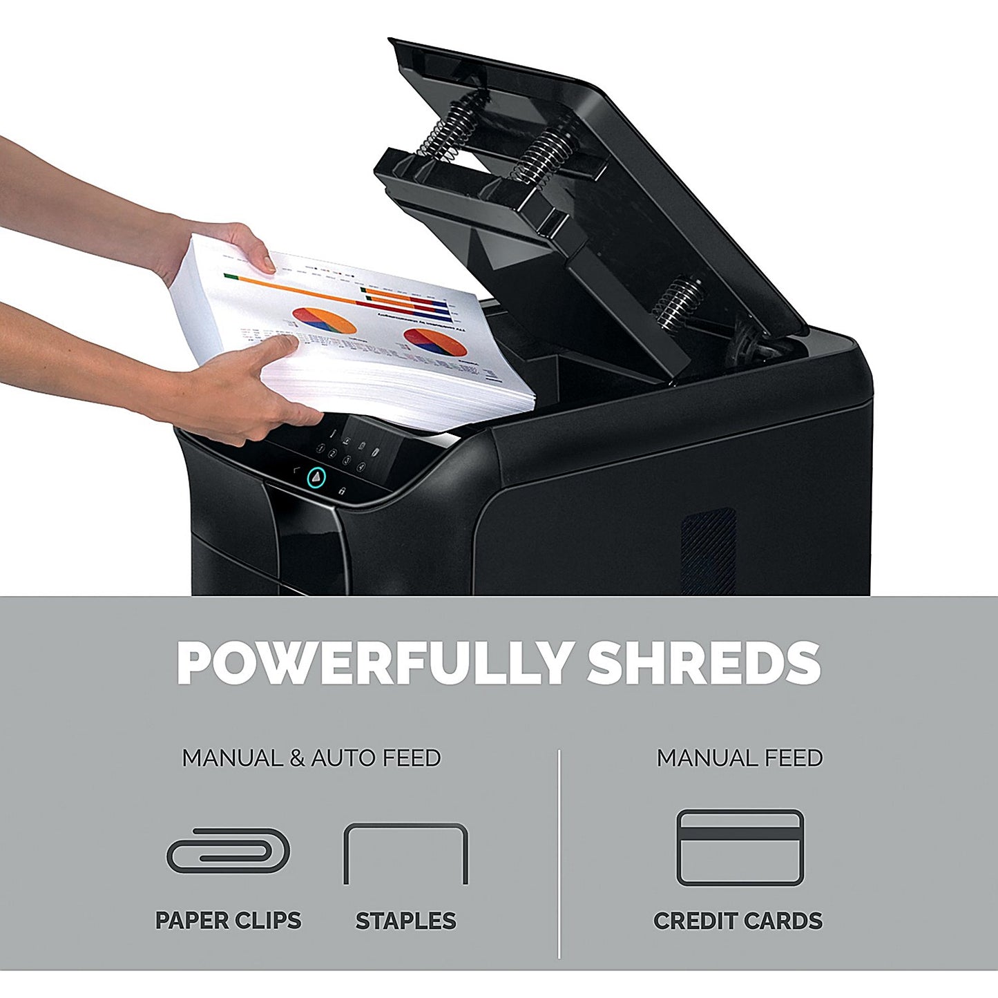 Fellowes AutoMax 600M Micro-Cut Auto Feed Shredder 4657401