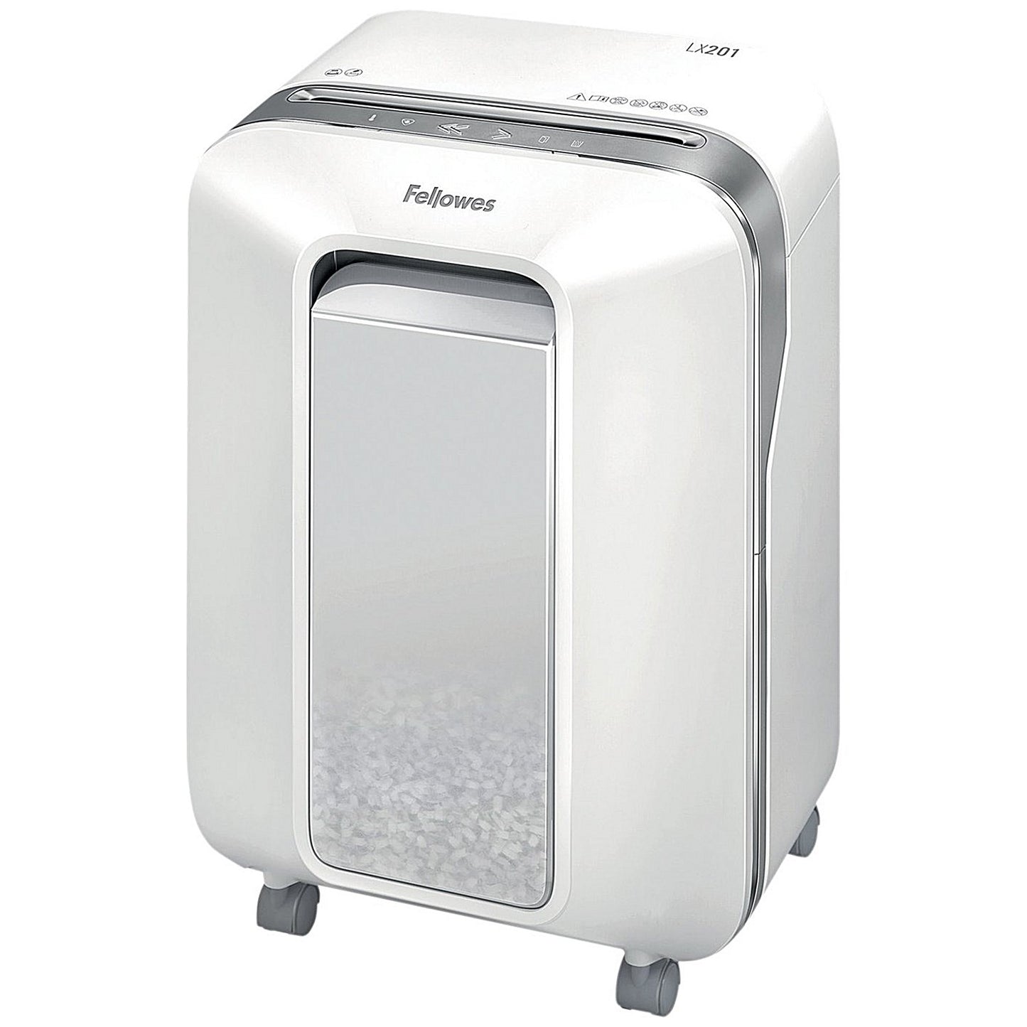 Fellowes Powershred LX201 P-5 Micro-Cut Shredder, 22 Litres