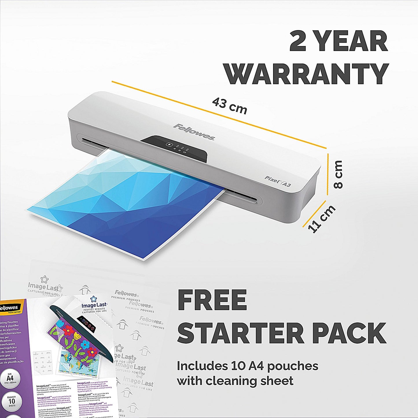 Fellowes Pixel A3 Laminator