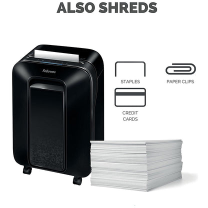 Fellowes Powershred LX200 P-4 Mini-Cut Shredder, 22 Litres
