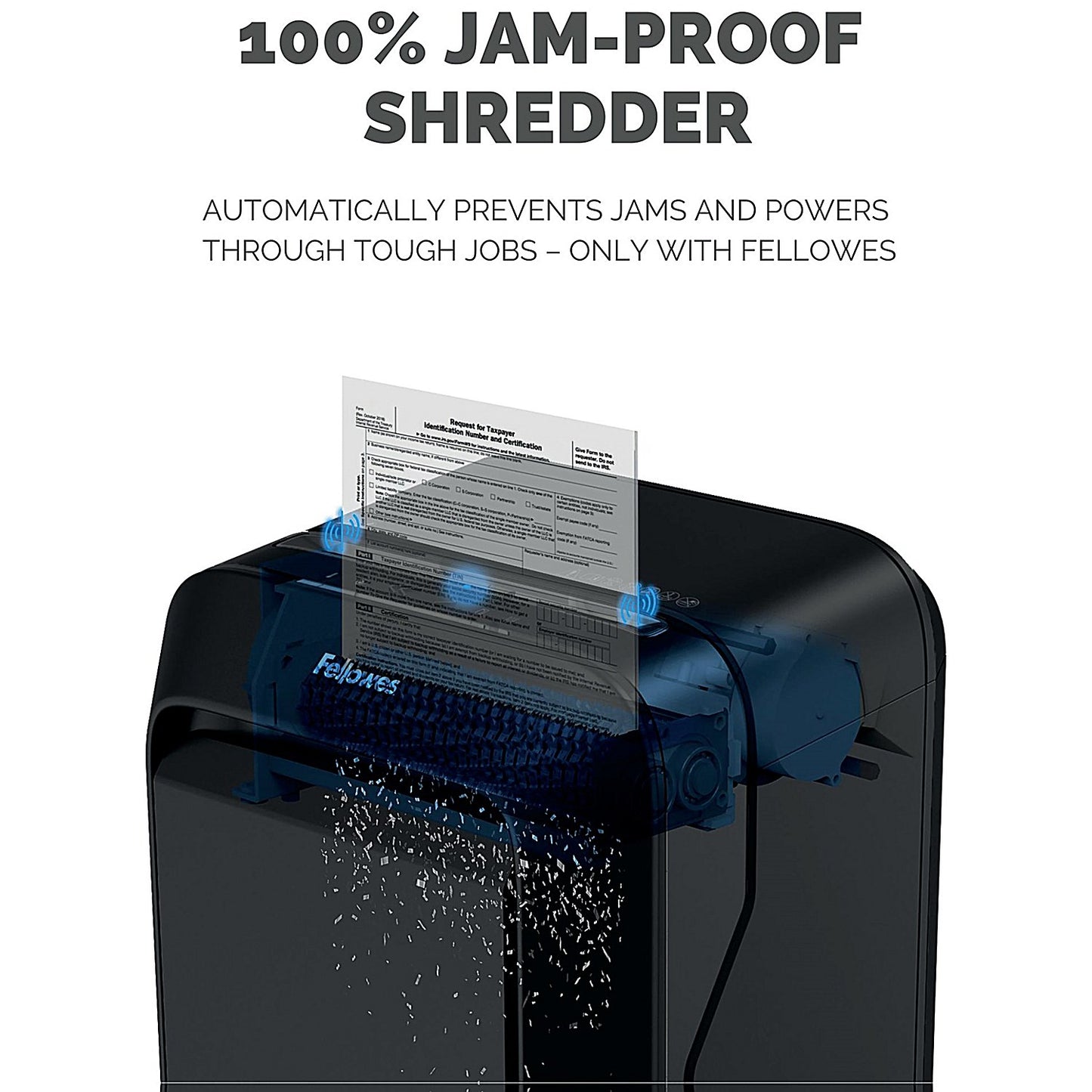 Fellowes Powershred LX210 P-4 Mini-Cut Shredder, 23 Litres