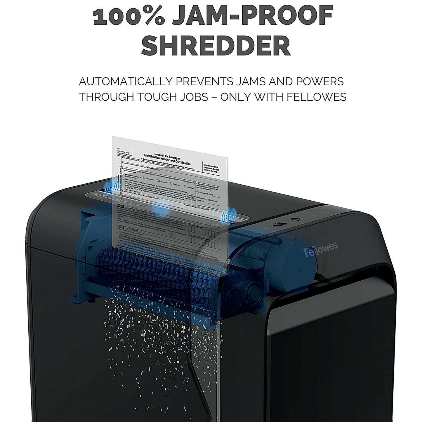 Fellowes Powershred LX220 P-4 Mini-Cut Shredder, 30 Litres