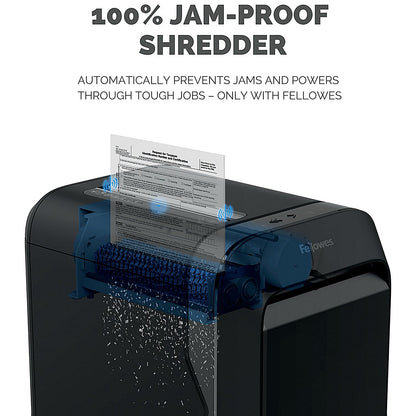 Fellowes Powershred LX220 P-4 Mini-Cut Shredder, 30 Litres