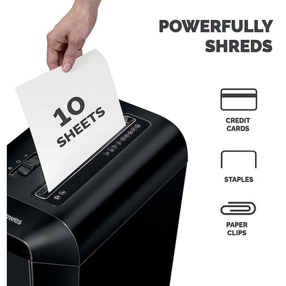 Fellowes Powershred LX65 P-4 Cross-Cut Shredder, 22 Litres