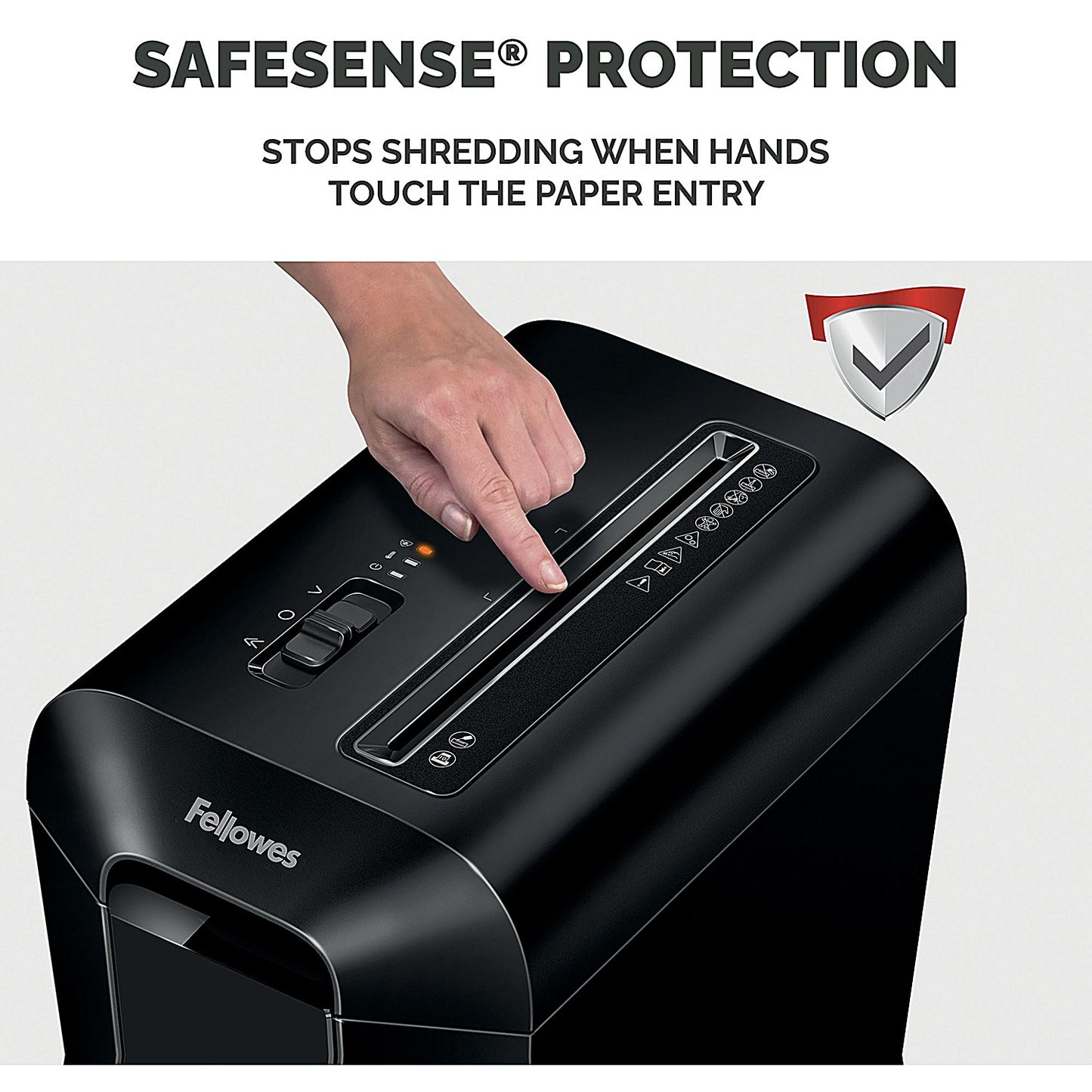 Fellowes Powershred LX65 P-4 Cross-Cut Shredder, 22 Litres
