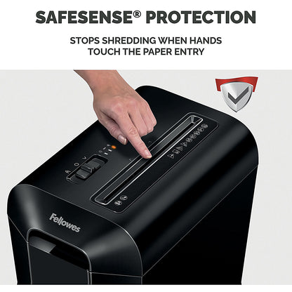 Fellowes Powershred LX65 P-4 Cross-Cut Shredder, 22 Litres