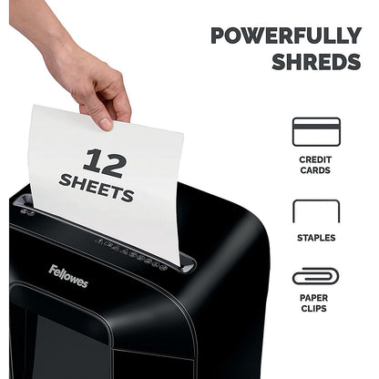 Fellowes Powershred LX85 P-4 Cross-Cut Shredder, 19 Litres