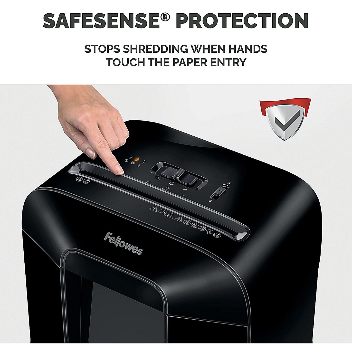 Fellowes Powershred LX85 P-4 Cross-Cut Shredder, 19 Litres