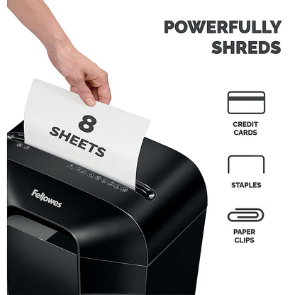 Fellowes Powershred LX45 P-4 Cross Cut Shredder, 17 Litres