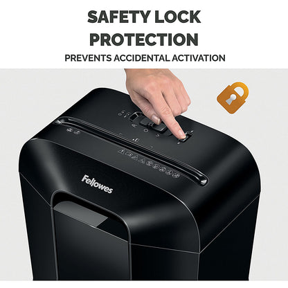 Fellowes Powershred LX45 P-4 Cross Cut Shredder, 17 Litres