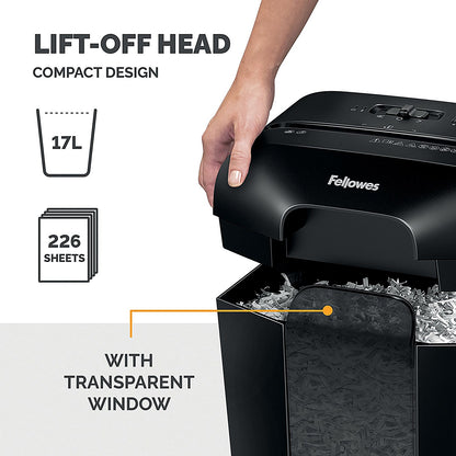 Fellowes Powershred LX45 P-4 Cross Cut Shredder, 17 Litres