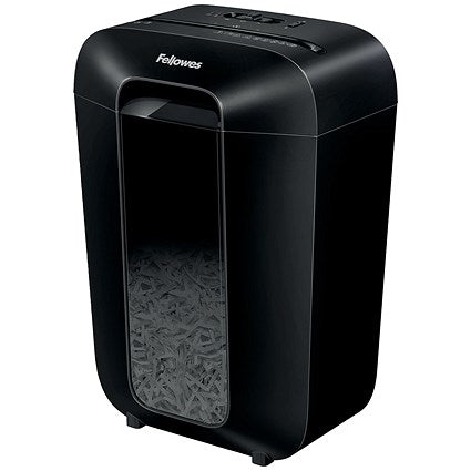 Fellowes Powershred LX70 P-4 Cross-Cut Shredder, 18 Litres, Black