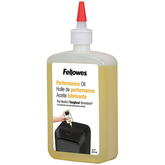 Fellowes Powershred Shredder Oil, Light Amber, 335ml Bottle