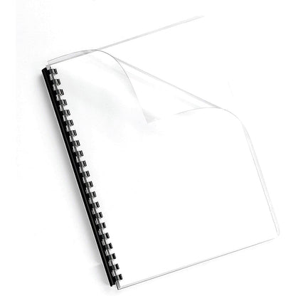 Fellowes PET Binding Covers, 180 Micron, Clear, A4, Pack of 100