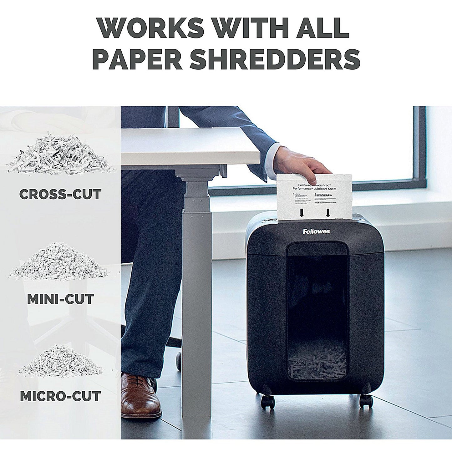 Fellowes Powershred Performance+ Lubricant Sheets (Pack of 10) 4025601