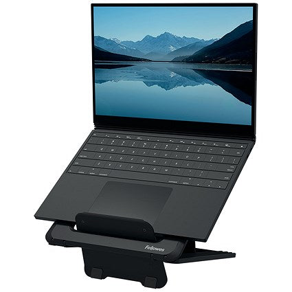 Fellowes Breyta Laptop Riser, Adjustable Height and Tilt, Black