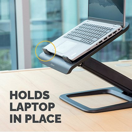 Fellowes Hana Laptop Riser, Adjustable Height and Tilt, Black