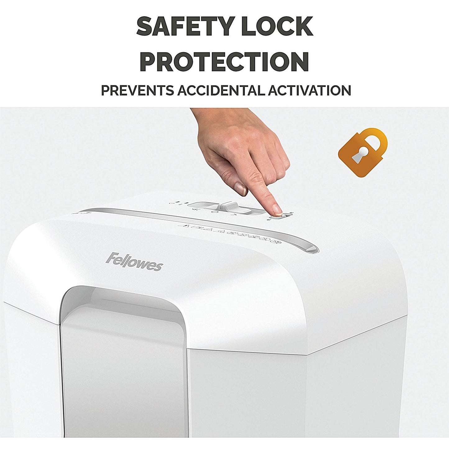 Fellowes Powershred LX70 P-4 Cross-Cut Shredder, 18 Litres, White