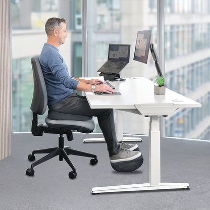 Fellowes Breyta Foot Rest Cushion, Black Easy2Order : BB80308