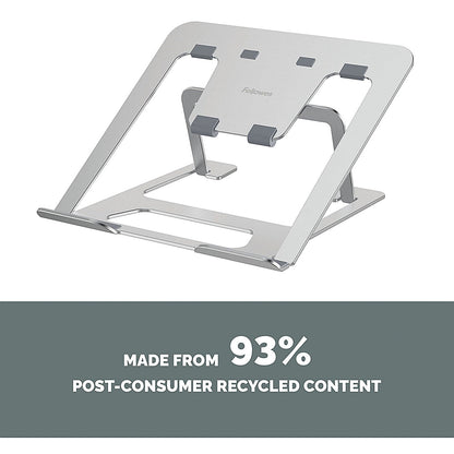 Fellowes Alumia Portable Laptop Stand Silver Easy2Order : BB80820