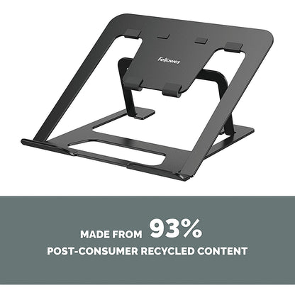 Fellowes Alumia Portable Laptop Stand Black Easy2Order : BB80821