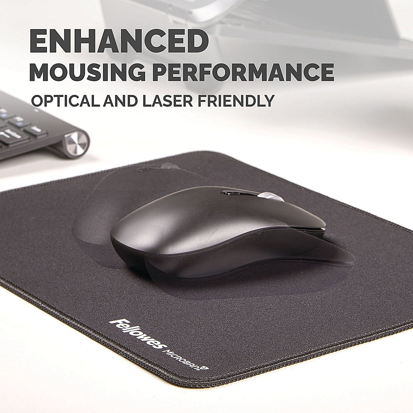 Fellowes Breyta XL Fabric Mouse Pad Black Easy2Order : BB80863