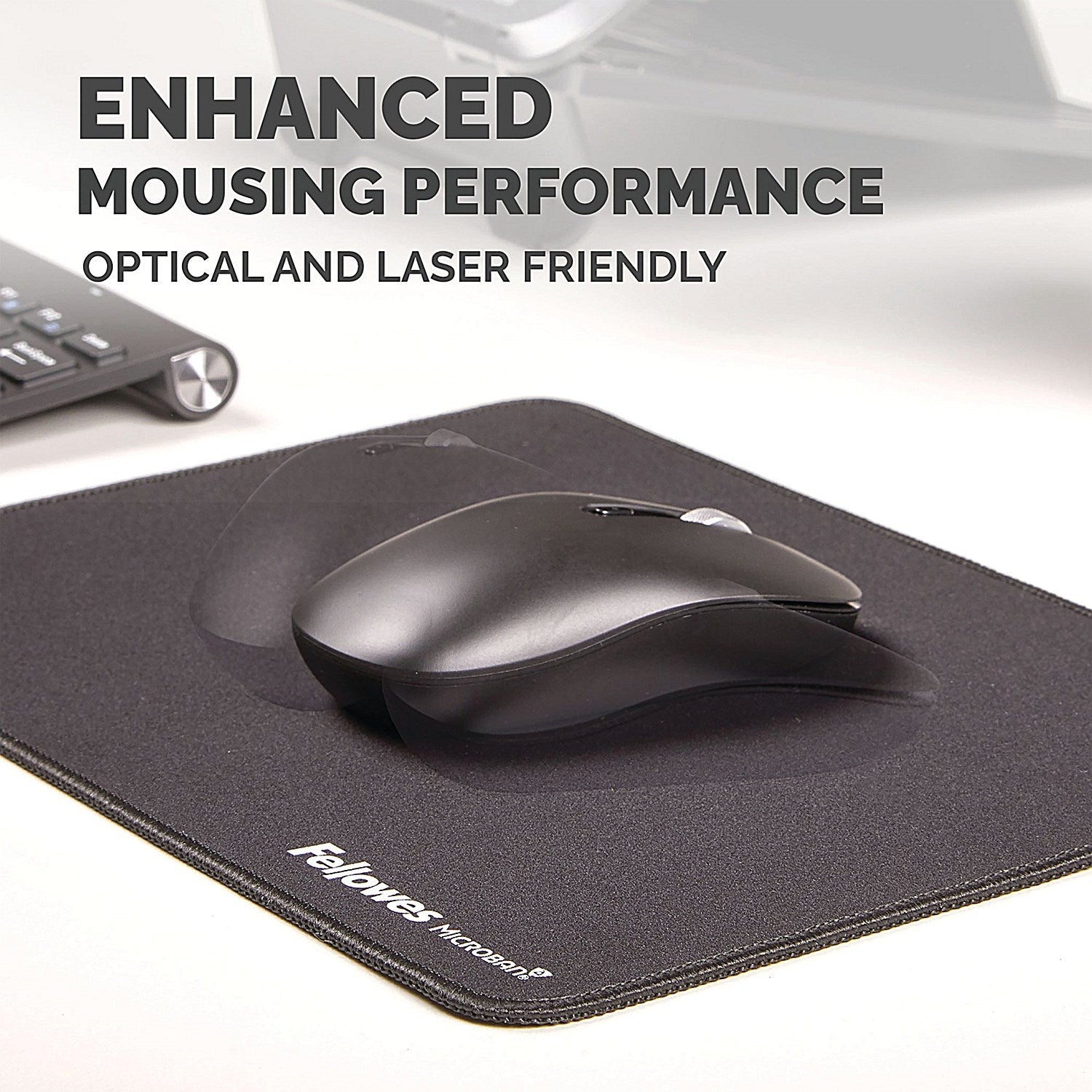Fellowes Breyta XL Fabric Mouse Pad Black Easy2Order : BB80863