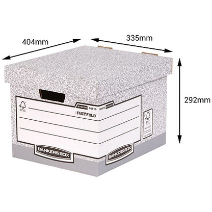 Bankers Box System Storage Boxes, Standard, Pack of 10