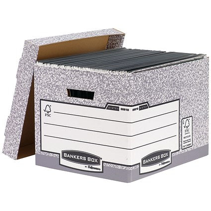 Bankers Box System Storage Boxes, Standard, Pack of 10