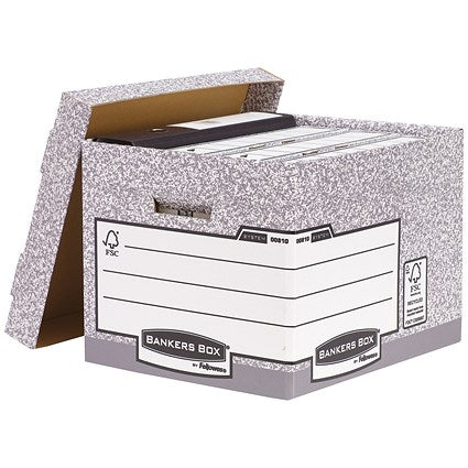Bankers Box System Storage Boxes, Standard, Pack of 10