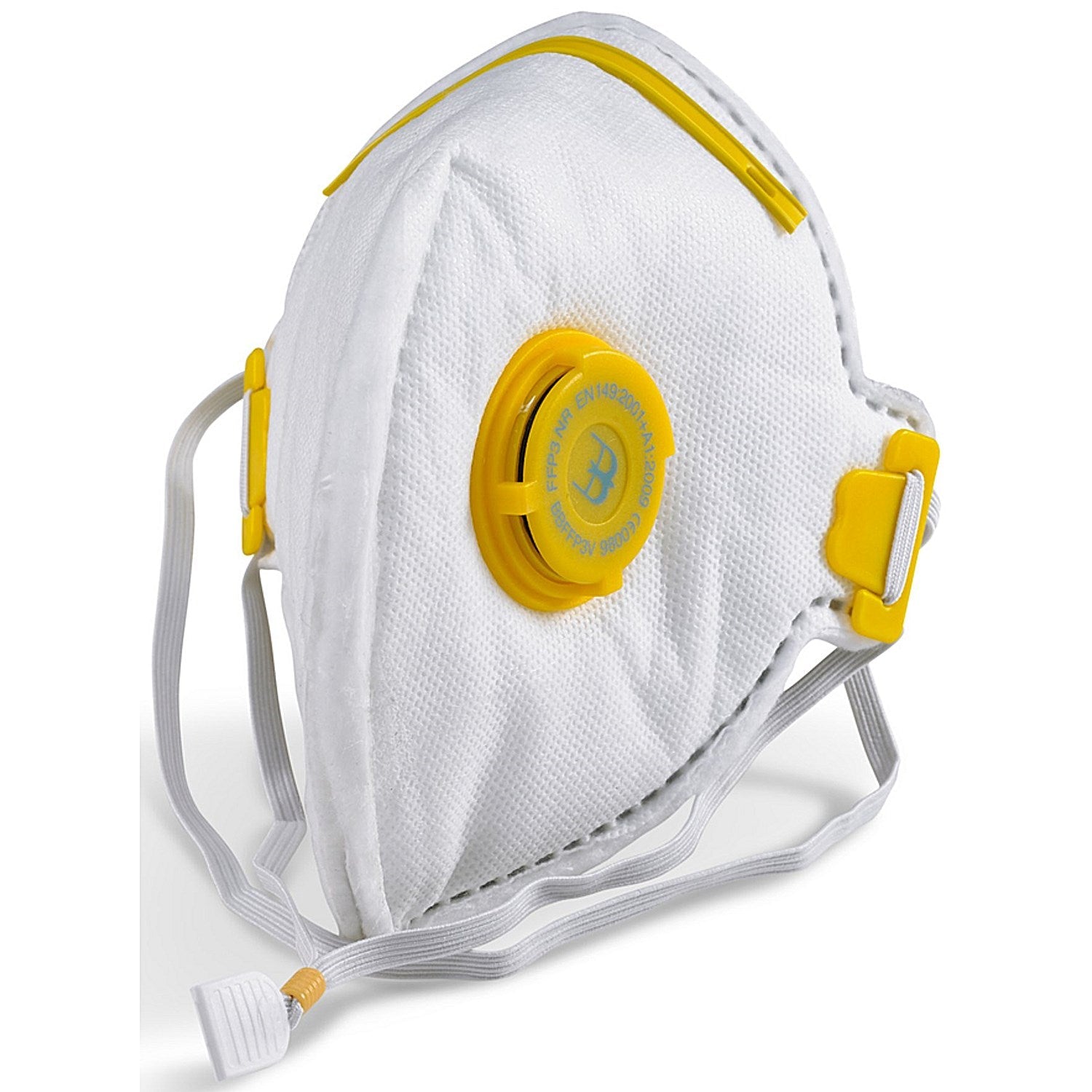 Beeswift Fold-Flat P3 Valved Mask, White, Pack of 20 Easy2Order : BBFFP3VN